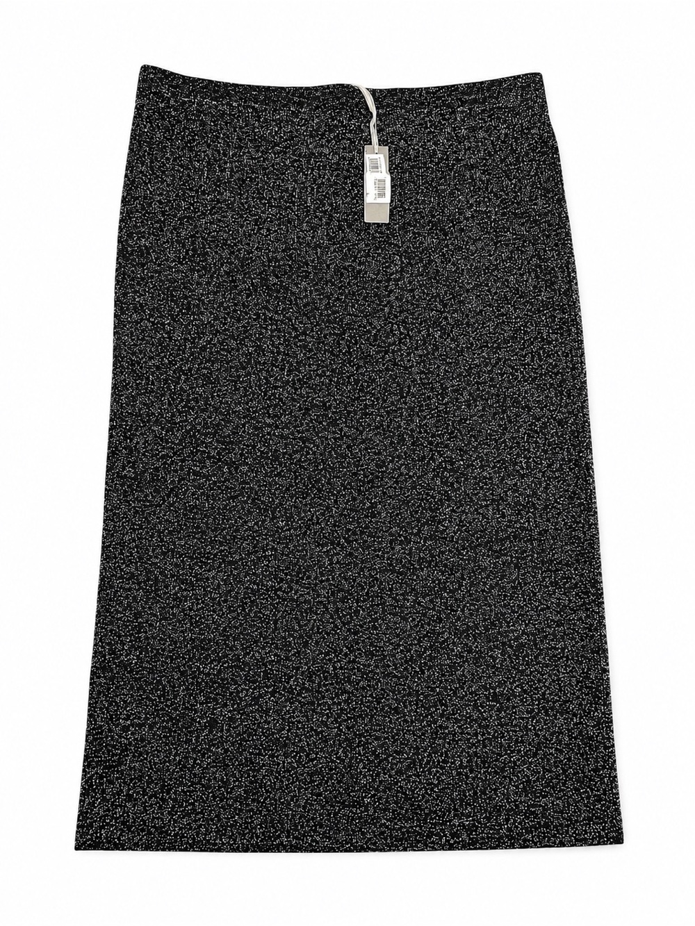 Nordstrom Metallic Black Sparkle Pencil Skirt
